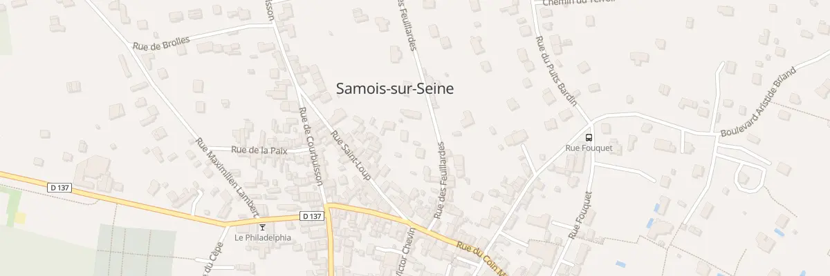 Plan du 15 Rue des Feuillardes à Samois-sur-Seine