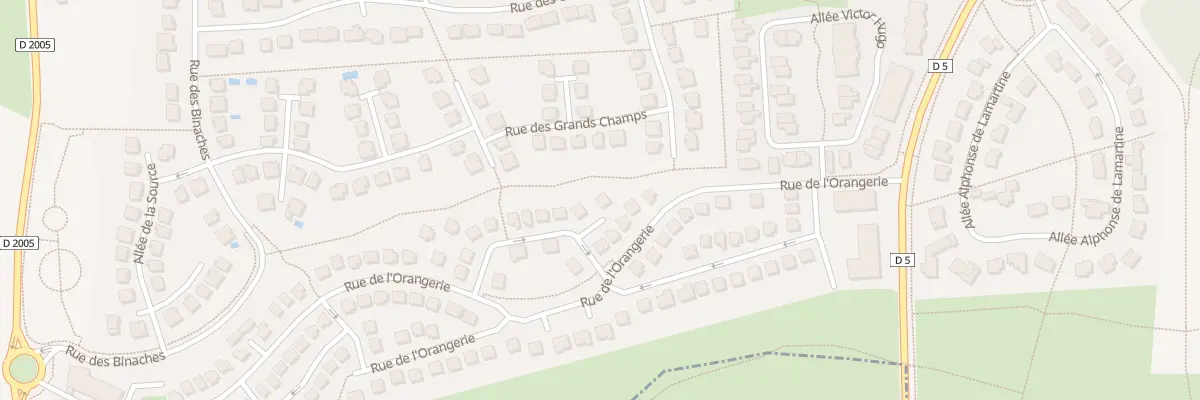 Plan du 63 Rue de l’Orangerie à Montévrain