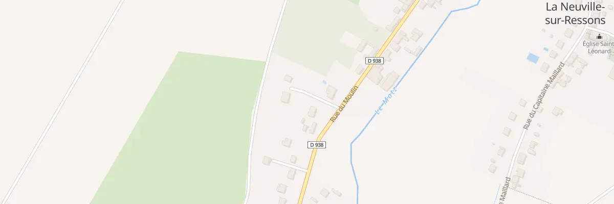 Plan du 54 Rue du Moulin à La Neuville-sur-Ressons
