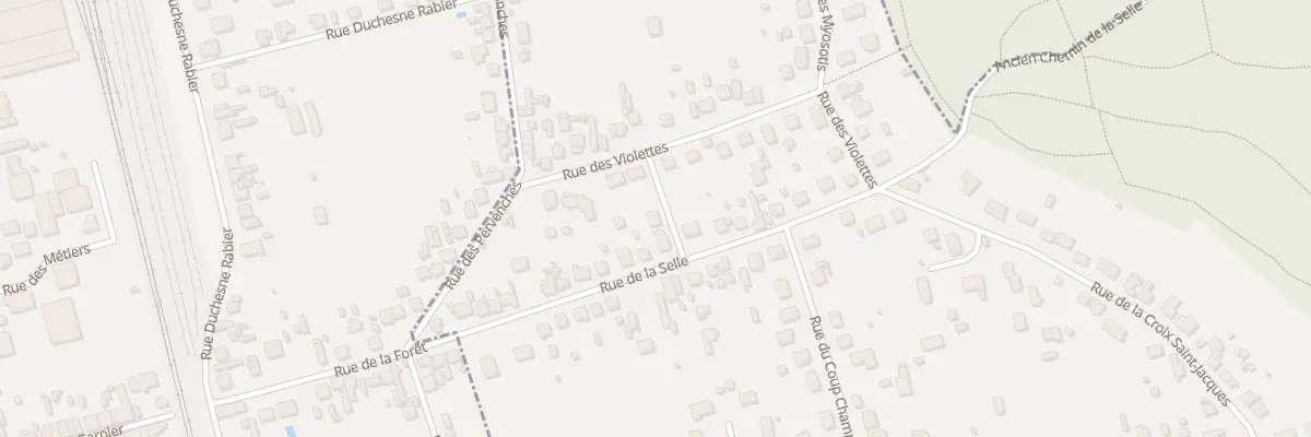 Plan du 33 Rue du Muguet à Amilly