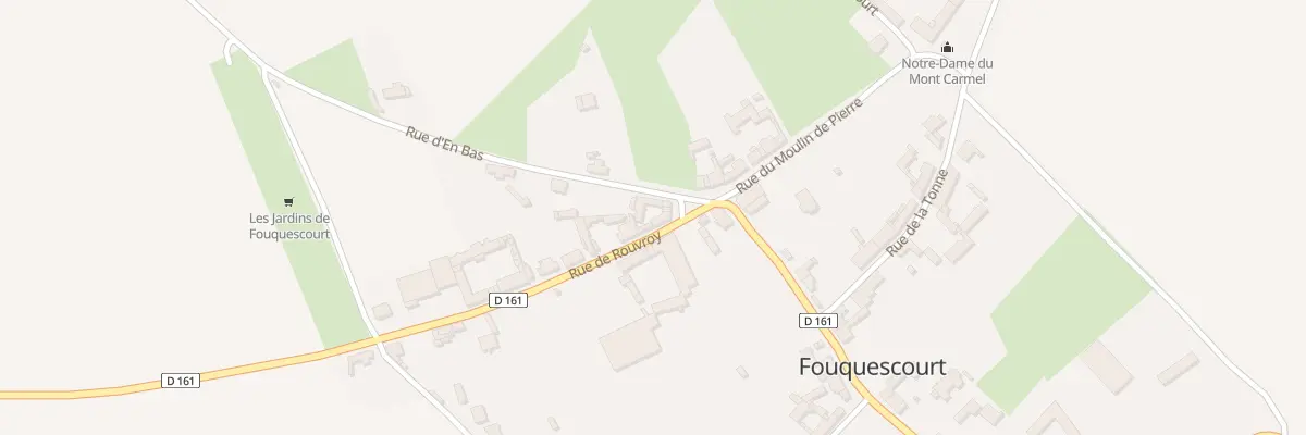Plan du 1 Rue d’En Bas à Fouquescourt