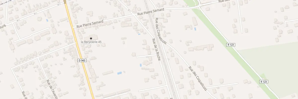 Plan du 635 Rue de la Roche à Amilly