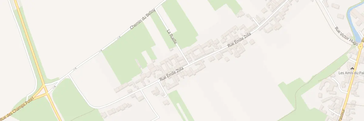 Plan du 46 Rue Emile Zola à Achicourt