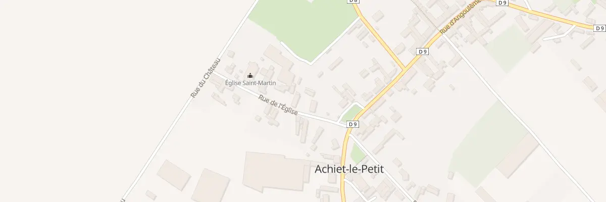 Plan du 1 Rue de l’Eglise à Achiet-le-Petit