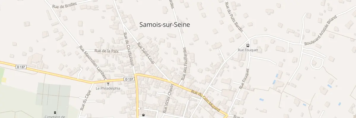 Plan du 9 Rue des Feuillardes à Samois-sur-Seine