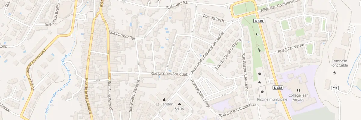 Plan du 5 Rue de la Sardane à Céret