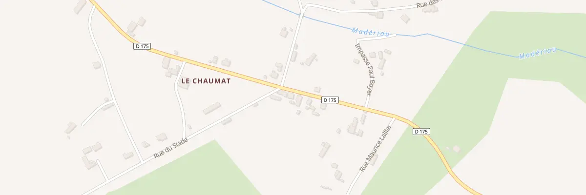 Plan du 13 Rte de Vernais à Bessais-le-Fromental