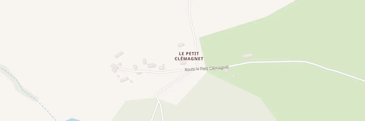 Plan du 1 Rte le Petit Clémagnet à Venas