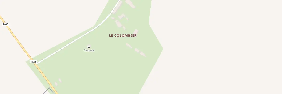 Plan du 267 Le Colombier à Villequiers