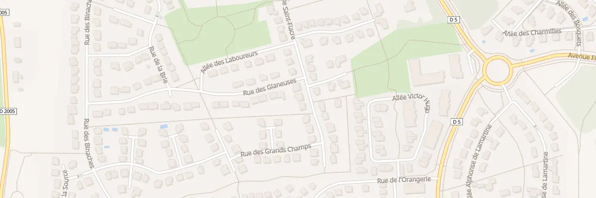 Plan du 22 Rue du Chene Saint Fiacre à Montévrain