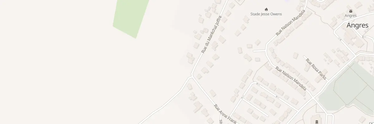 Plan du 28 Rue du Maréchal Joffre à Angres