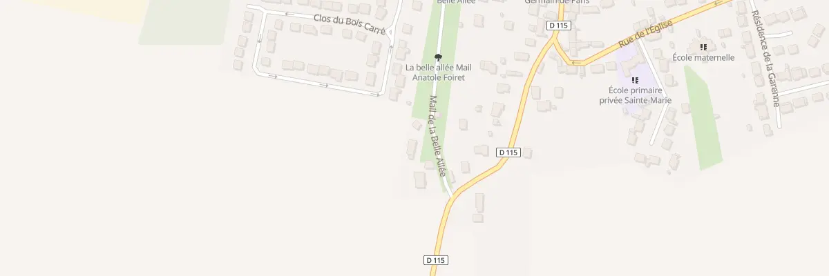 Plan du 5000 Rue de la Garenne à Sivry-Courtry
