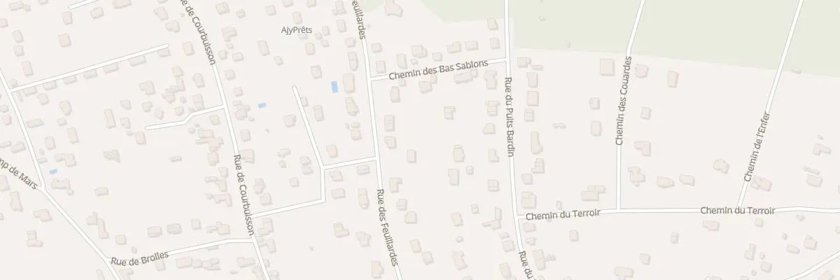 Plan du 50 Rue des Feuillardes à Samois-sur-Seine