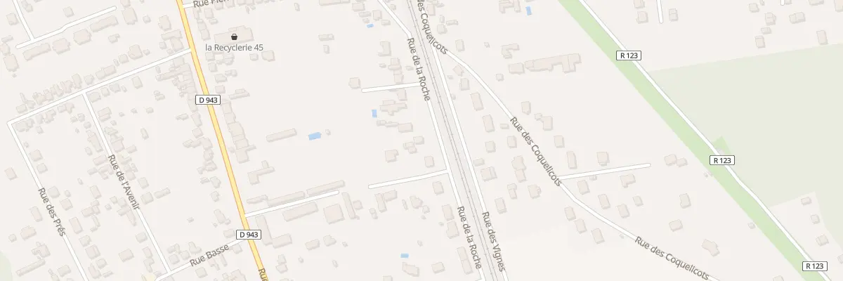 Plan du 551 Rue de la Roche à Amilly