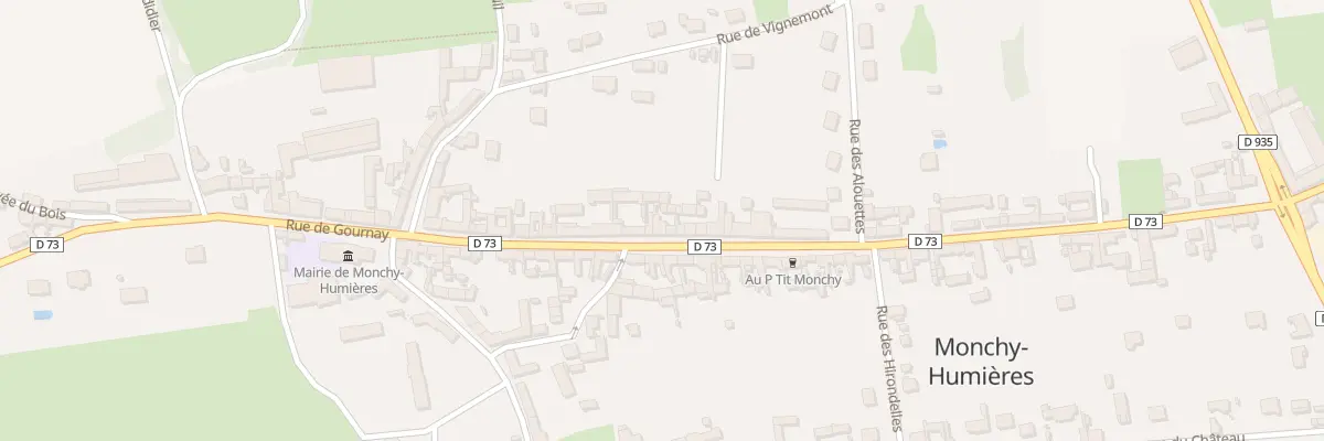 Plan du 23 Rue de Vaubrun à Monchy-Humières