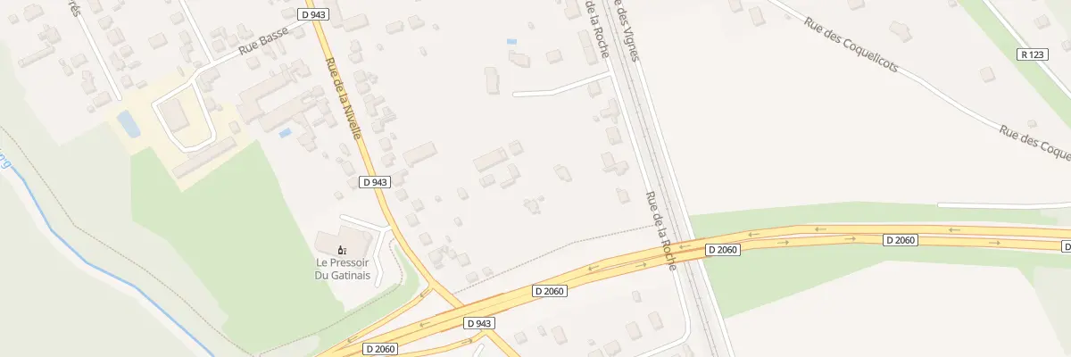 Plan du 651 Rue de la Nivelle à Amilly