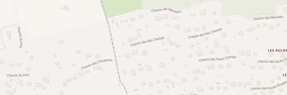 Plan du 25 Che des Bas Champs à Chessy