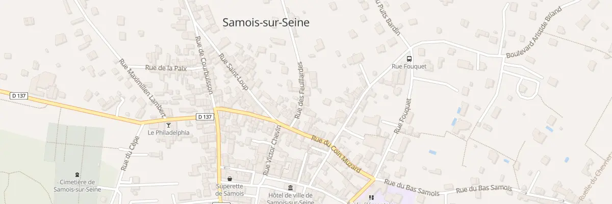 Plan du 12 Rue des Feuillardes à Samois-sur-Seine