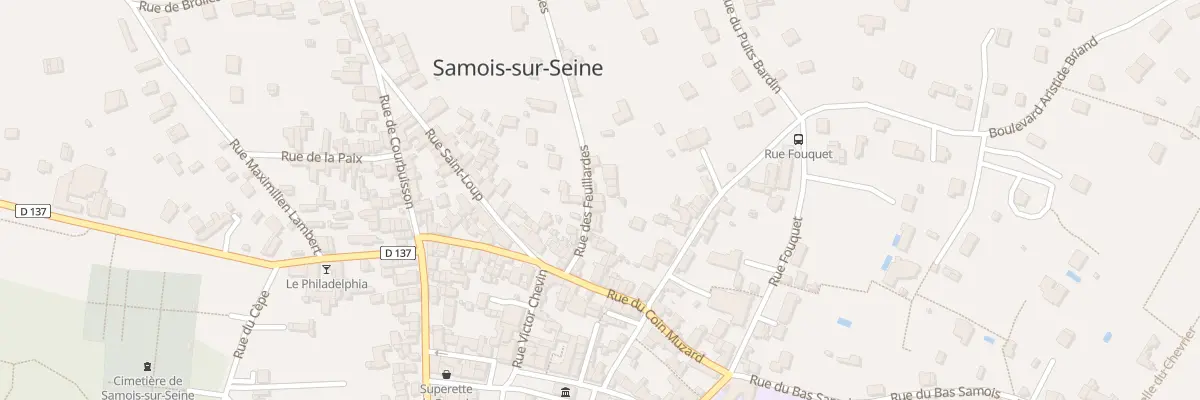 Plan du 20 Rue des Feuillardes à Samois-sur-Seine