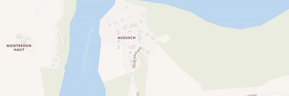 Plan du 5218 Auzuech au Vibal