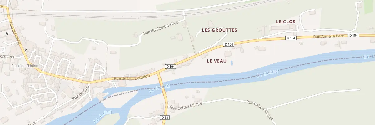Plan du 8 Rue Aimé Lepercq à Montigny-sur-Loing