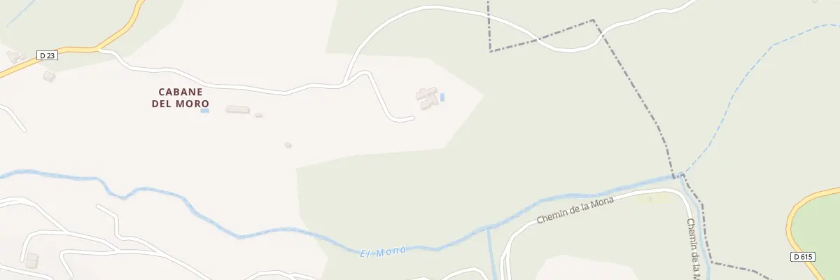 Plan du 240 Cabane Del Moro à Caixas