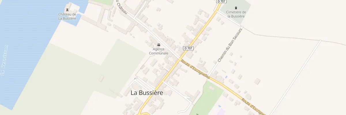 Plan du 3 Rue du Château à La Bussière