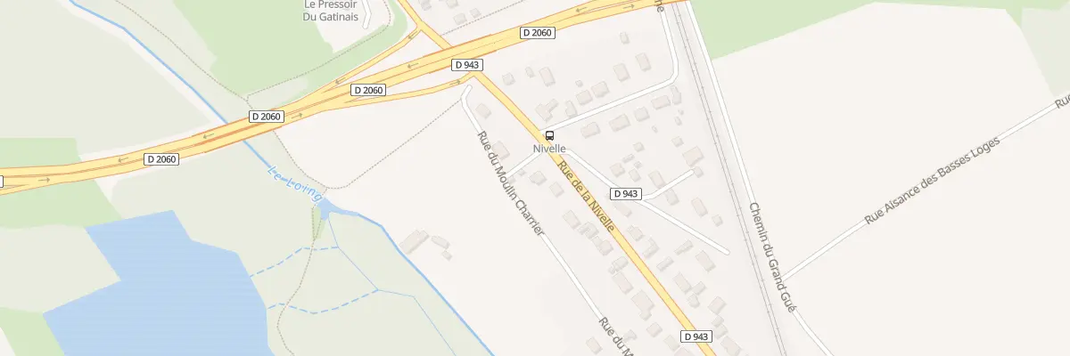 Plan du 854 Rue de la Nivelle à Amilly