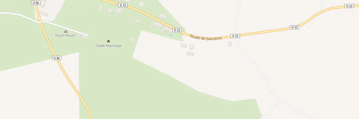 Plan du 34 Rte de Sancerre à Crézancy-en-Sancerre