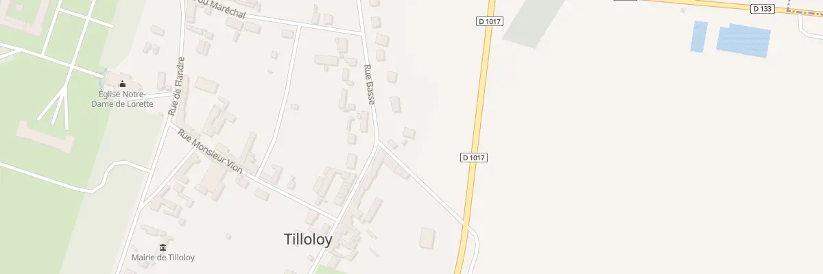 Plan du 54B Rue Basse à Tilloloy