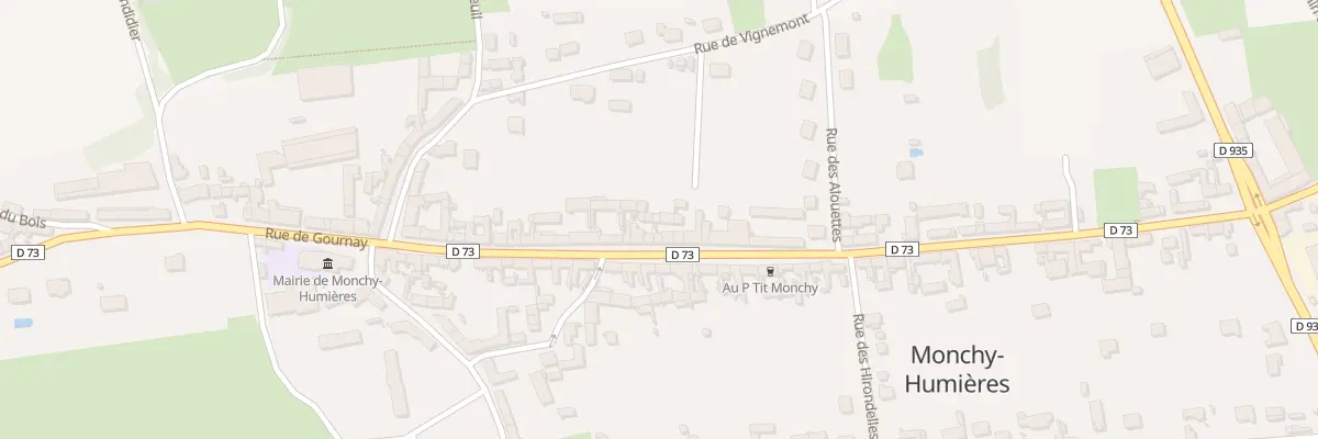 Plan du 27 Rue de Vaubrun à Monchy-Humières