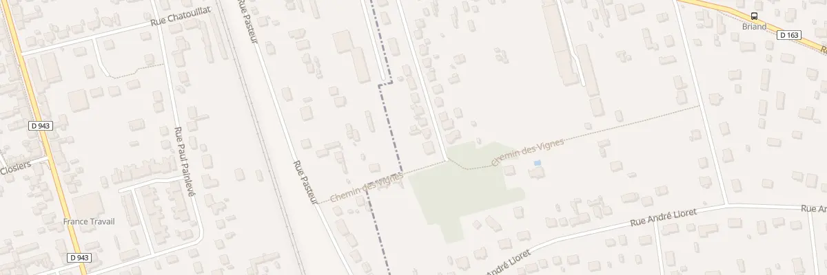 Plan du 174 Rue Charles Rain à Amilly