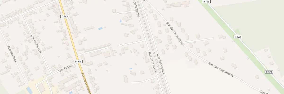 Plan du 491 Rue de la Roche à Amilly
