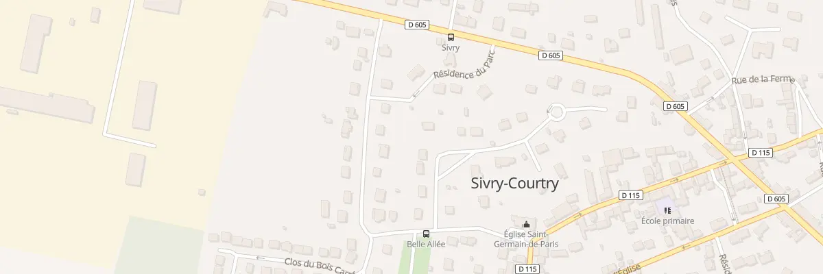 Plan du 10 Dom de la Belle Allée à Sivry-Courtry