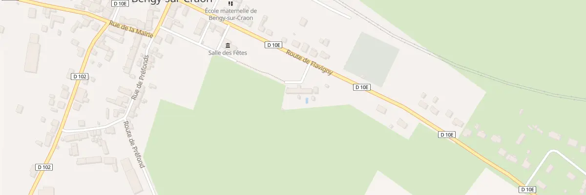 Plan du 8 Rte de Flavigny à Bengy-sur-Craon