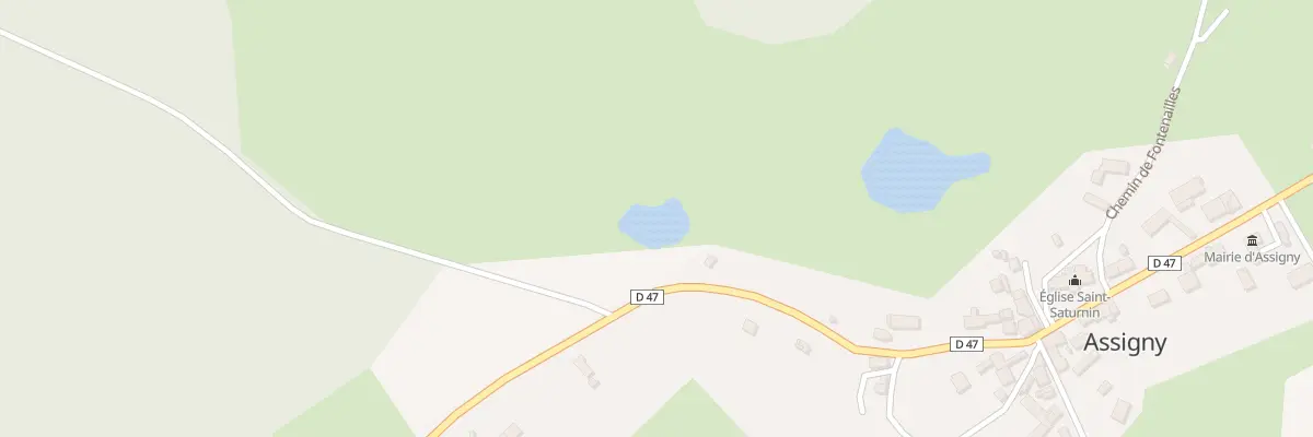 Plan du 12 Rte du Château à Assigny