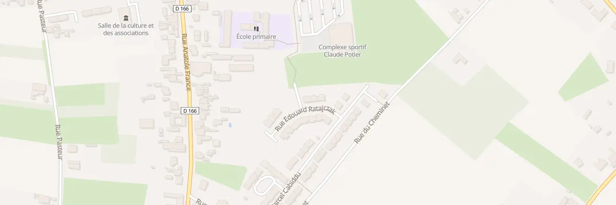 Plan du 10 Rue Edouard Ratajczak à Cuinchy