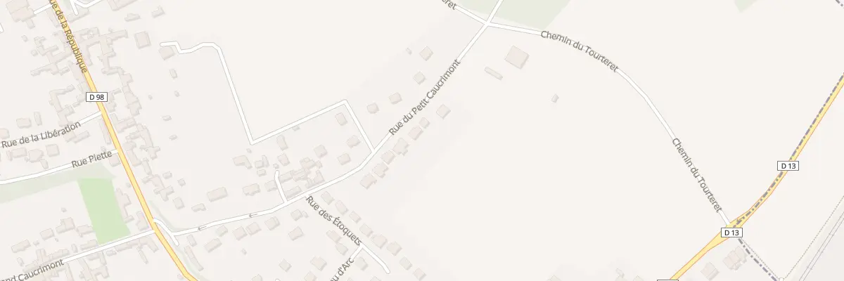 Plan du 28 Rue du Petit Caucrimont au Meux