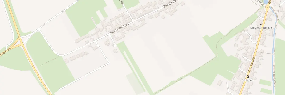 Plan du 35T Rue Emile Zola à Achicourt