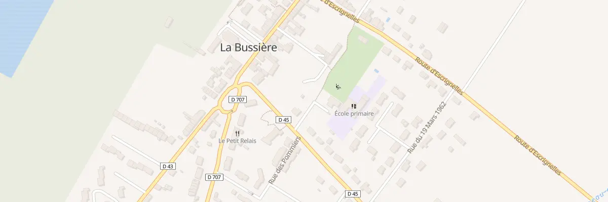 Plan du 9 Rue d’Ouzouer à La Bussière