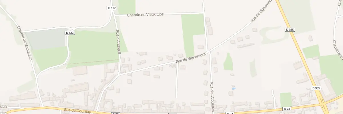 Plan du 11 Rue de vignemont à Monchy-Humières