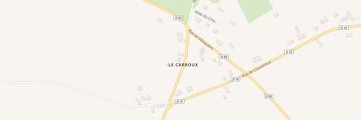 Plan du 8 Rue du Carroux à Gron