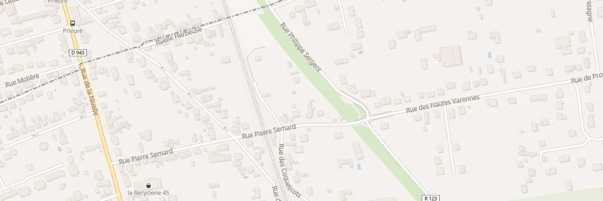 Plan du 315 Rue Pierre Sémard à Amilly