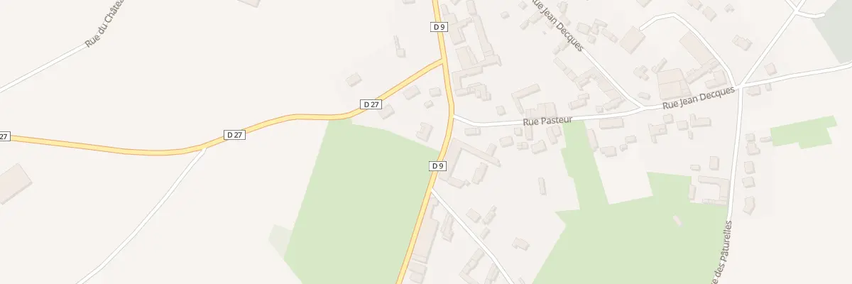 Plan du 9 Rue de Miraumont à Achiet-le-Petit