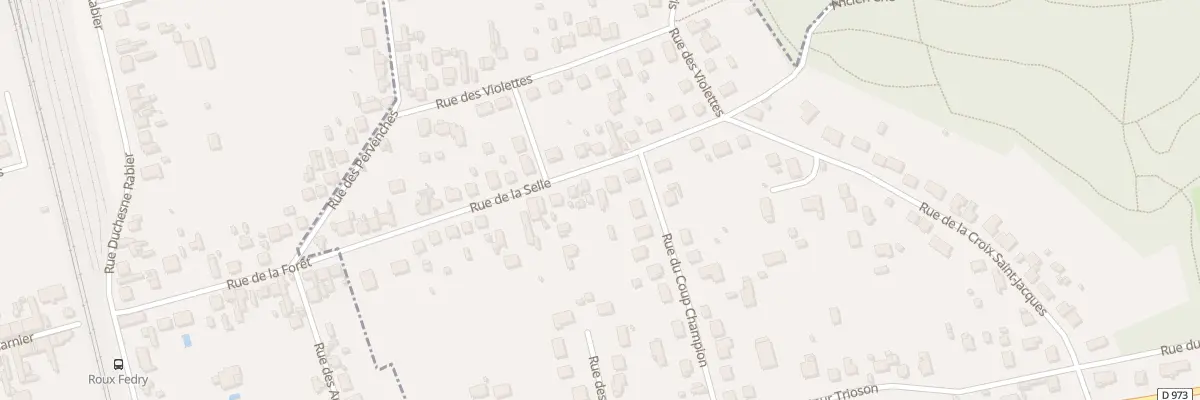 Plan du 216 Rue de la Selle à Amilly