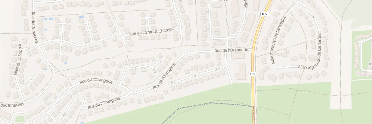 Plan du 58 Rue de l’Orangerie à Montévrain