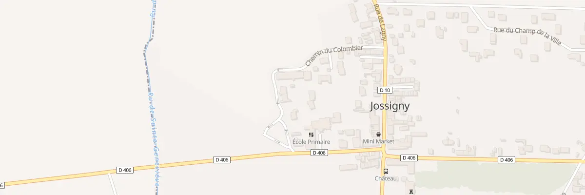 Plan du 4 Che du Colombier à Jossigny