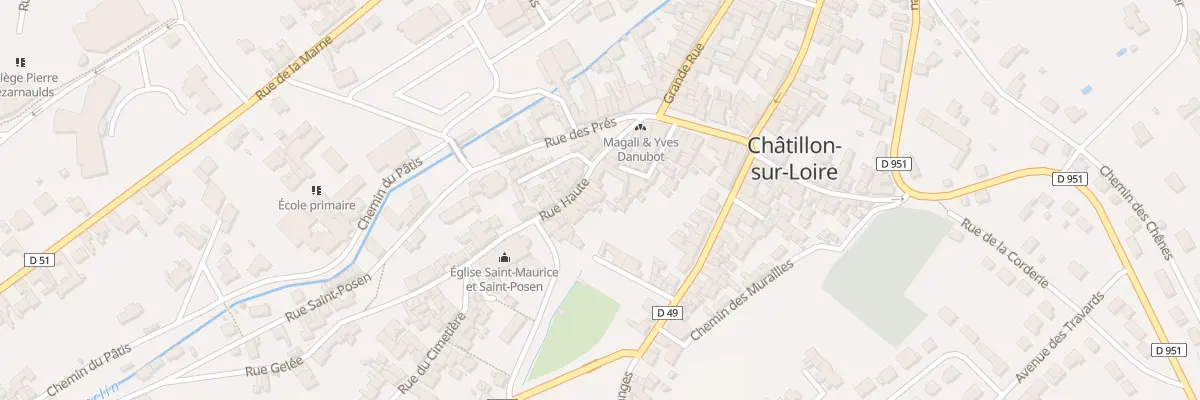 Plan du 15 Rue Haute à Châtillon-sur-Loire