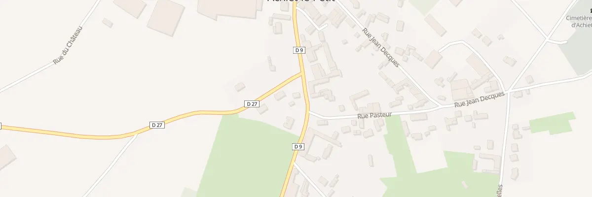Plan du 7 Rue de Miraumont à Achiet-le-Petit