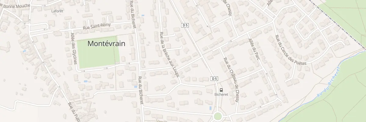 Plan du 1 Crs Mozart à Montévrain